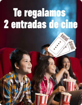 Entrada doble de regalo en los 10 primeros pedidos +50€